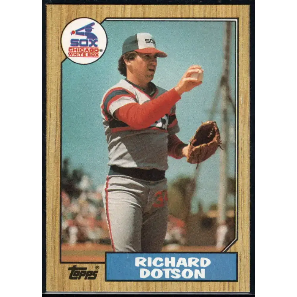 1987 Topps #720 Richard Dotson EX Excellent Chicago White Sox Baseball Card - Baseball Card Single