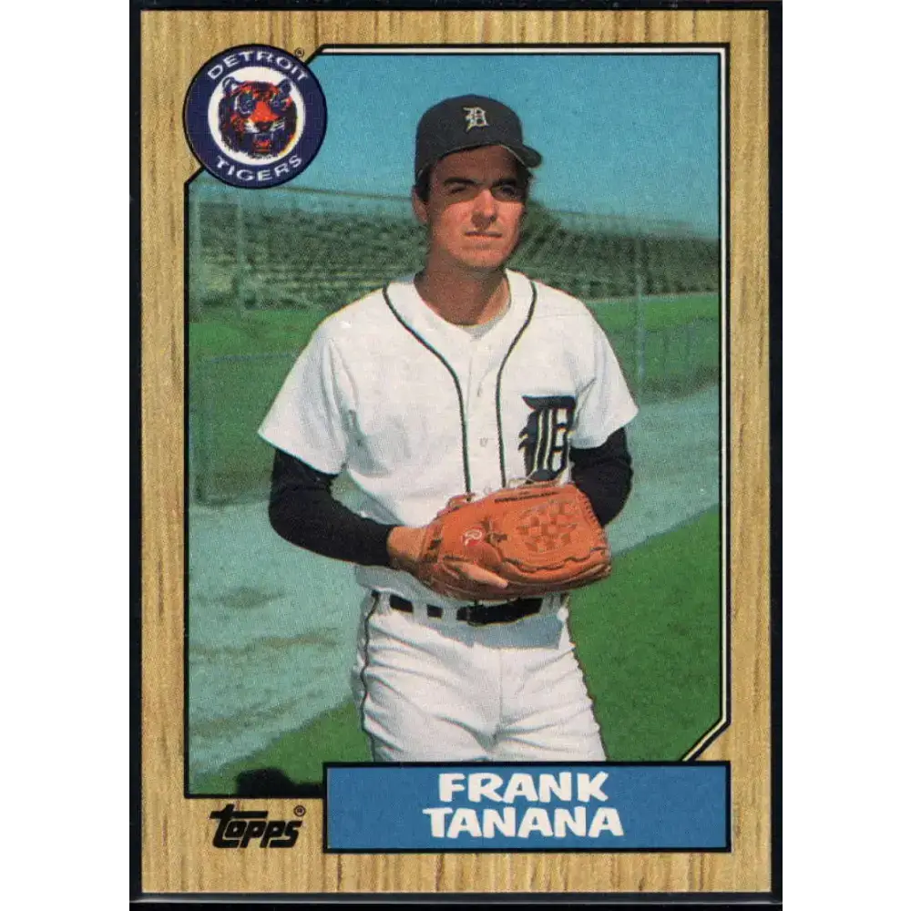 1987 Topps #726 Frank Tanana EX Excellent Detroit Tigers Baseball Card - Baseball Card Single