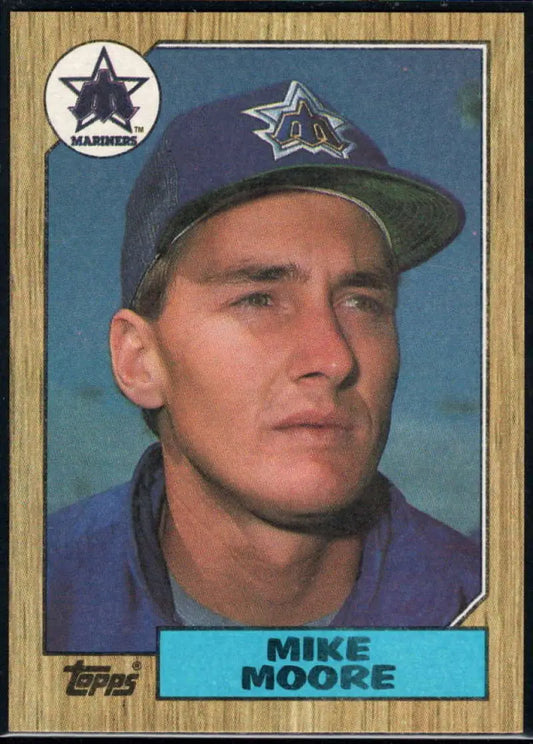 1987 Topps #727 Mike Moore EX Excellent Seattle Mariners Baseball Card - Baseball Card Single