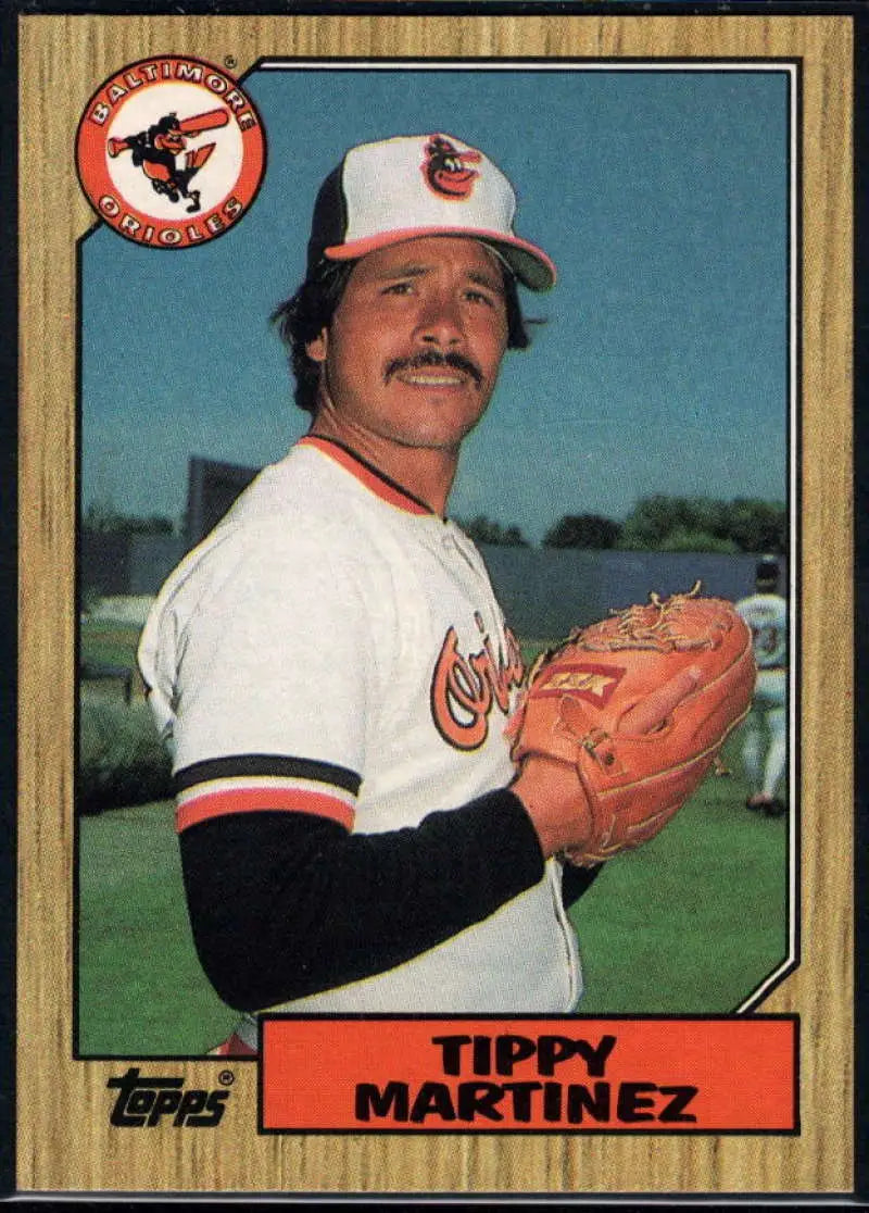 1987 Topps #728 Tippy Martinez EX Excellent Baltimore Orioles Baseball Card - Baseball Card Single