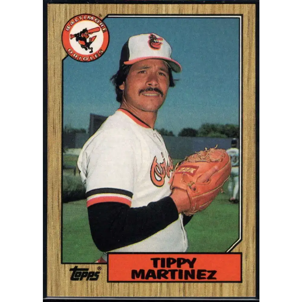 1987 Topps #728 Tippy Martinez EX Excellent Baltimore Orioles Baseball Card - Baseball Card Single
