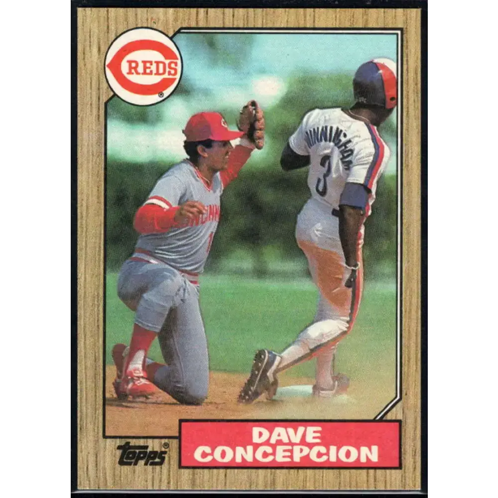 1987 Topps #731 Dave Concepcion EX Excellent Cincinnati Reds Baseball Card - Baseball Card Single