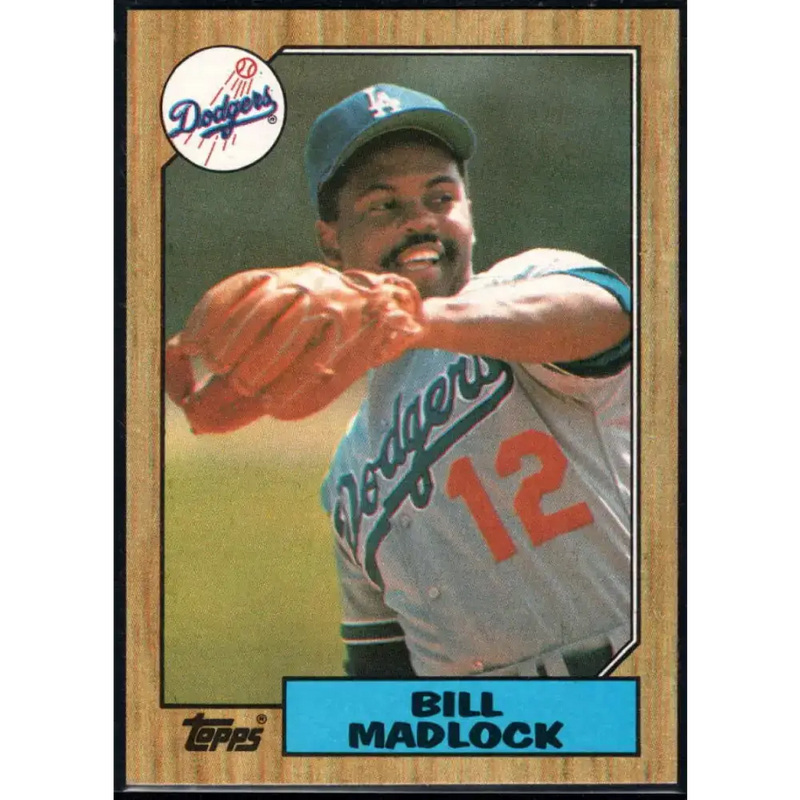 1987 Topps #734 Bill Madlock EX Excellent Los Angeles Dodgers Baseball Card - Baseball Card Single