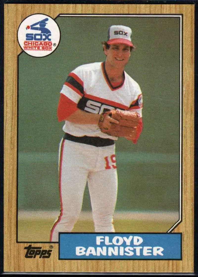 1987 Topps #737 Floyd Bannister EX Excellent Chicago White Sox Baseball Card - Baseball Card Single