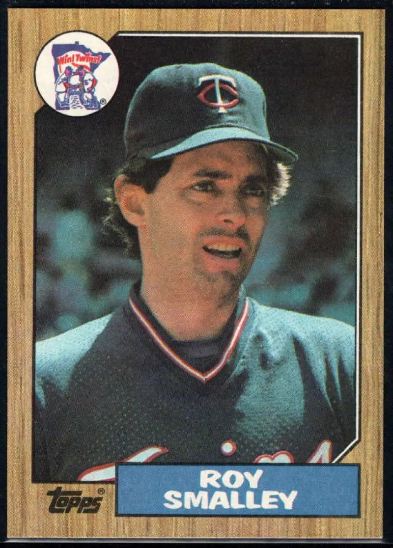 1987 Topps #744 Roy Smalley EX Excellent Minnesota Twins Baseball Card - Baseball Card Single
