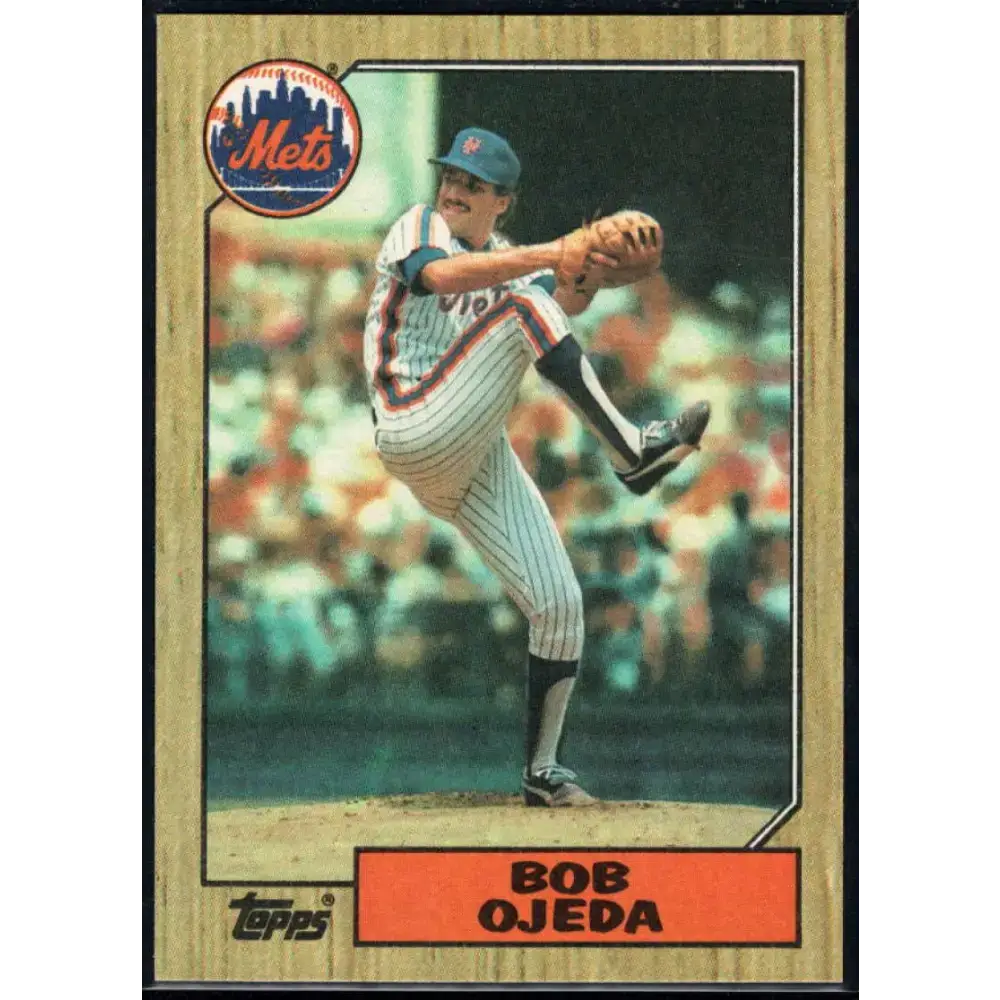 1987 Topps #746 Bob Ojeda EX Excellent New York Mets Baseball Card - Baseball Card Single