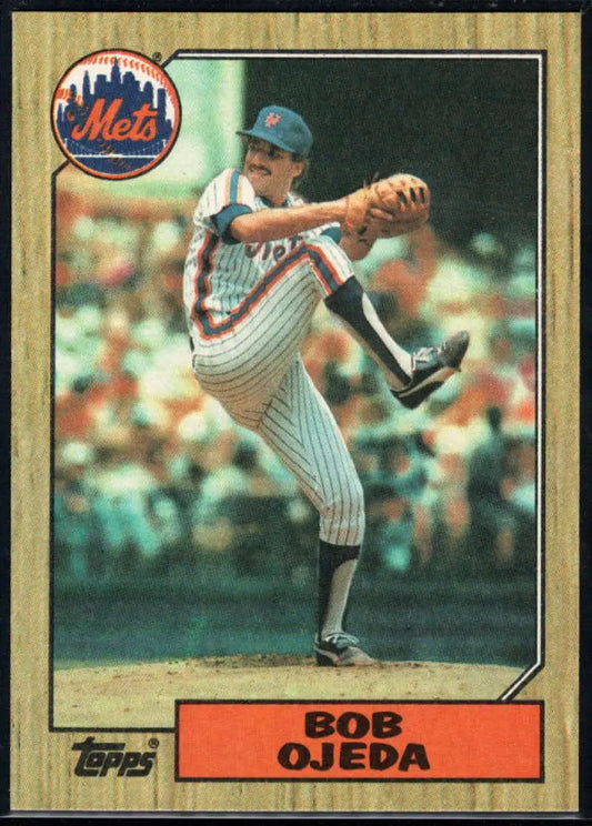 1987 Topps #746 Bob Ojeda EX Excellent New York Mets Baseball Card - Baseball Card Single