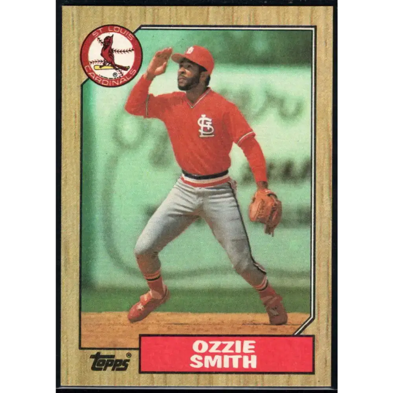 1987 Topps #749 Ozzie Smith EX Excellent St. Louis Cardinals Baseball Card - Baseball Card Single
