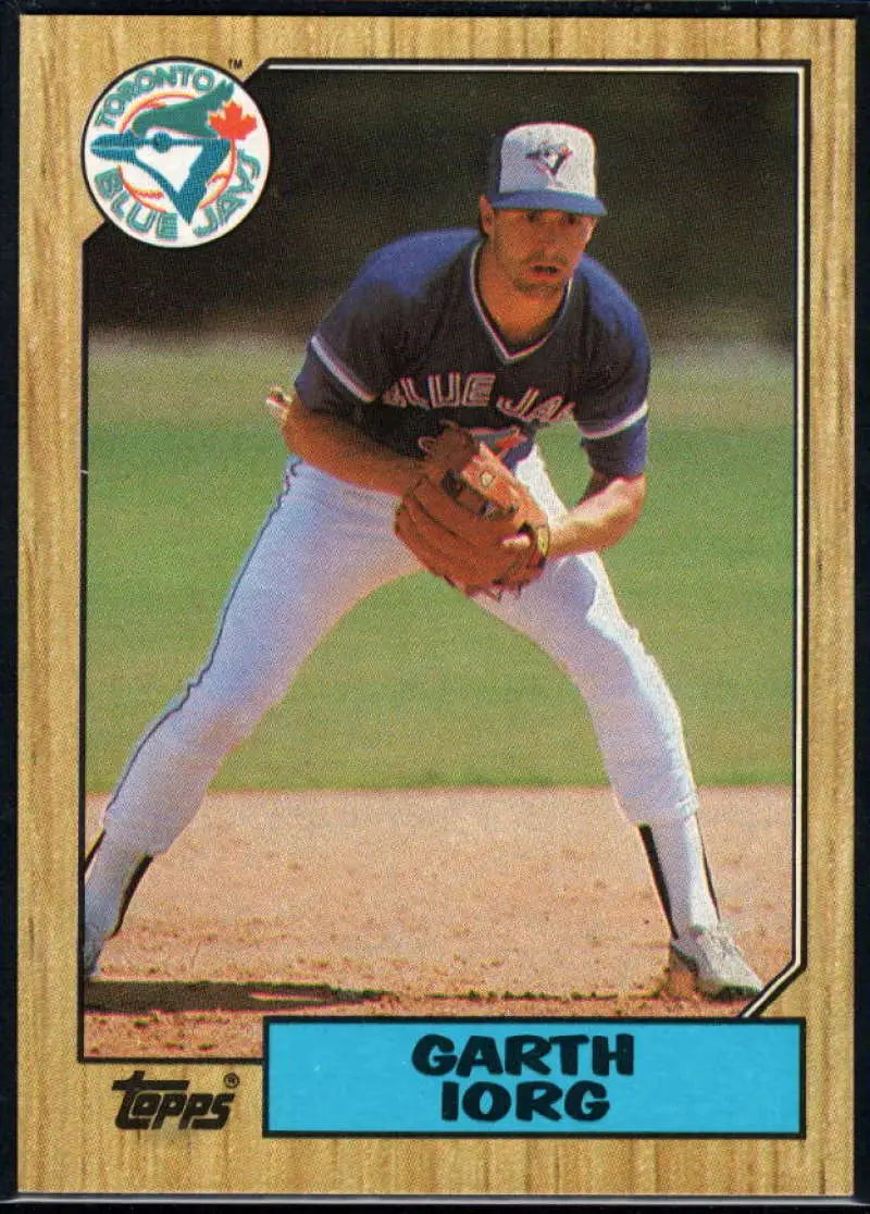 1987 Topps #751 Garth Iorg EX Excellent Toronto Blue Jays Baseball Card - Baseball Card Single