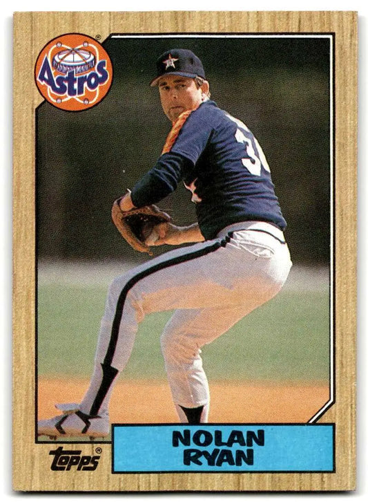 1987 Topps #757 Nolan Ryan EX Excellent Houston Astros Baseball Card - Baseball Card Single
