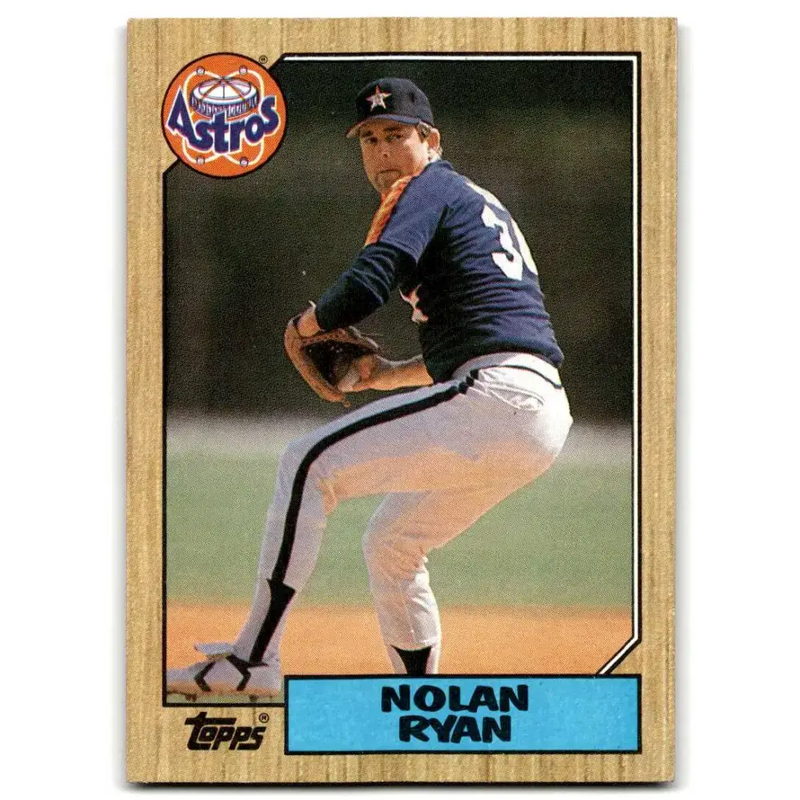 1987 Topps #757 Nolan Ryan EX Excellent Houston Astros Baseball Card - Baseball Card Single