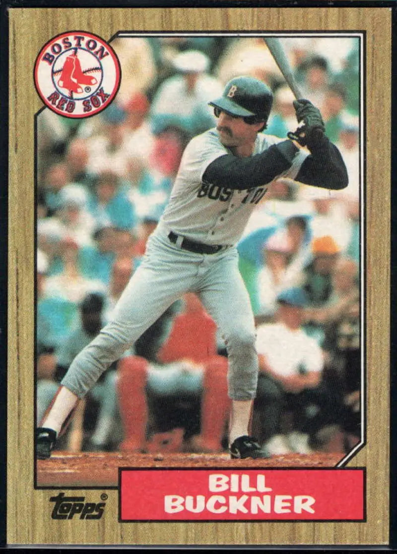 1987 Topps #764 Bill Buckner EX Excellent Boston Red Sox Baseball Card - Baseball Card Single