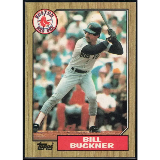 1987 Topps #764 Bill Buckner EX Excellent Boston Red Sox Baseball Card - Baseball Card Single