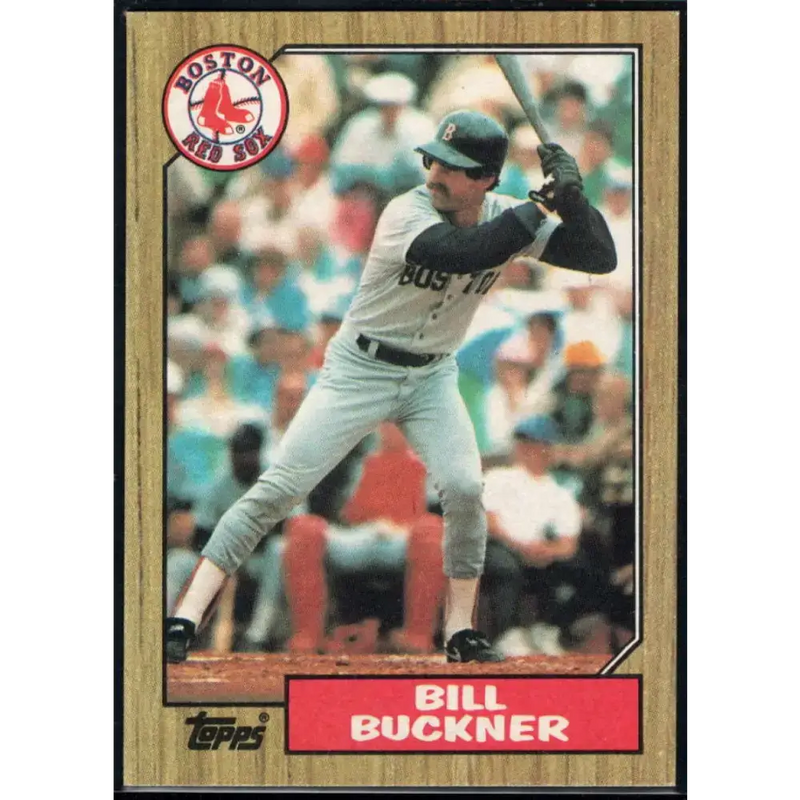 1987 Topps #764 Bill Buckner EX Excellent Boston Red Sox Baseball Card - Baseball Card Single