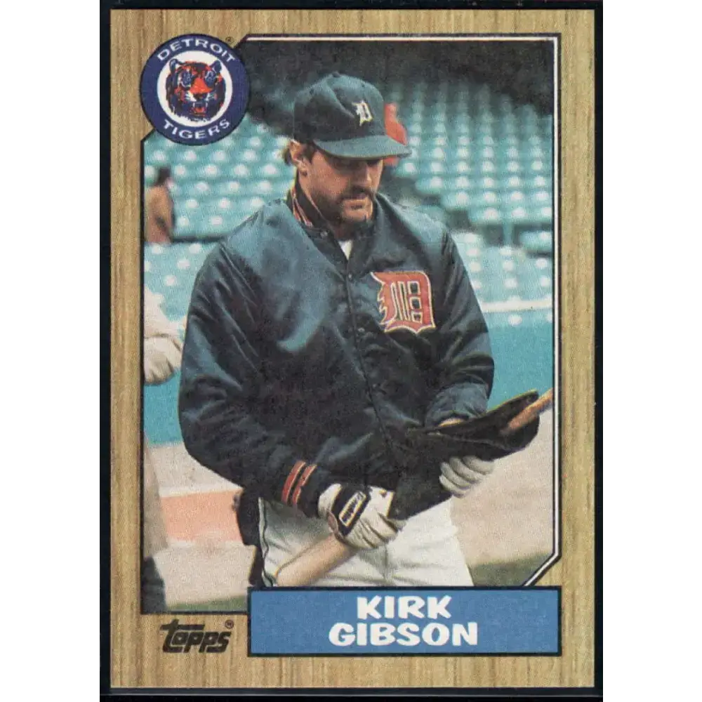 1987 Topps #765 Kirk Gibson EX Excellent Detroit Tigers Baseball Card - Baseball Card Single