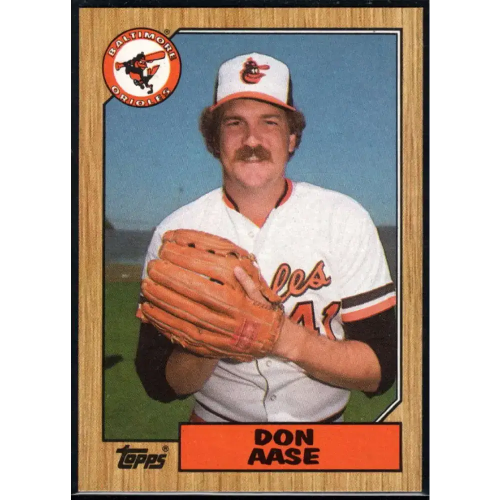1987 Topps #766 Don Aase EX Excellent Baltimore Orioles Baseball Card - Baseball Card Single