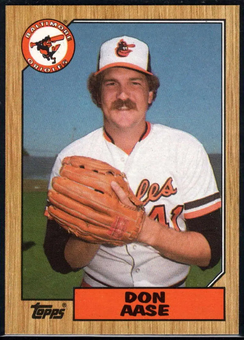 1987 Topps #766 Don Aase EX Excellent Baltimore Orioles Baseball Card - Baseball Card Single