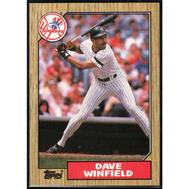 1987 Topps #770 Dave Winfield EX Excellent New York Yankees Baseball Card - Baseball Card Single