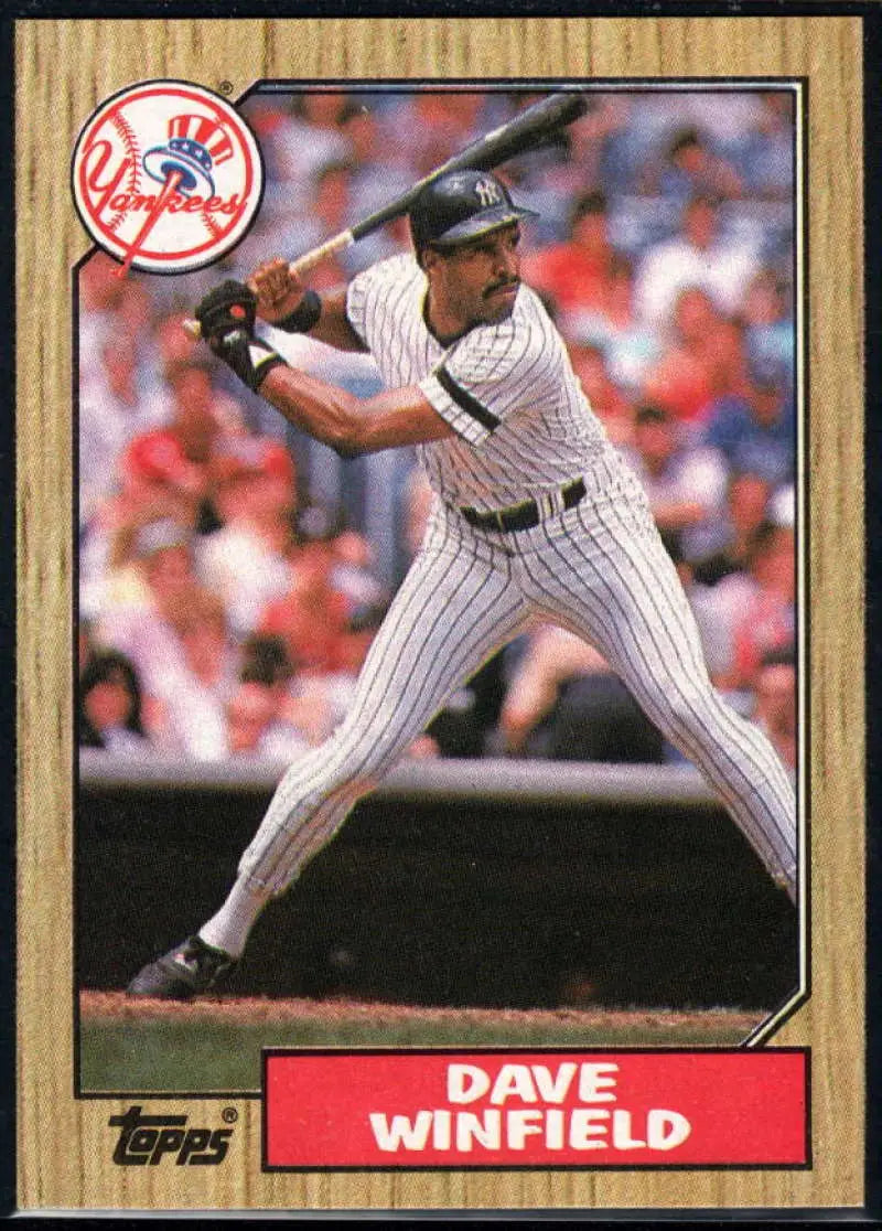 1987 Topps #770 Dave Winfield EX Excellent New York Yankees Baseball Card - Baseball Card Single