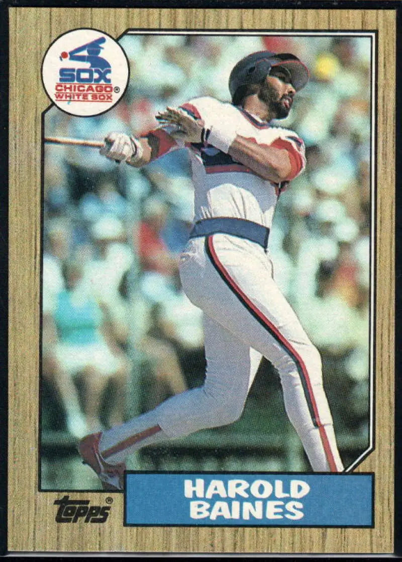 1987 Topps #772 Harold Baines EX Excellent Chicago White Sox Baseball Card - Baseball Card Single