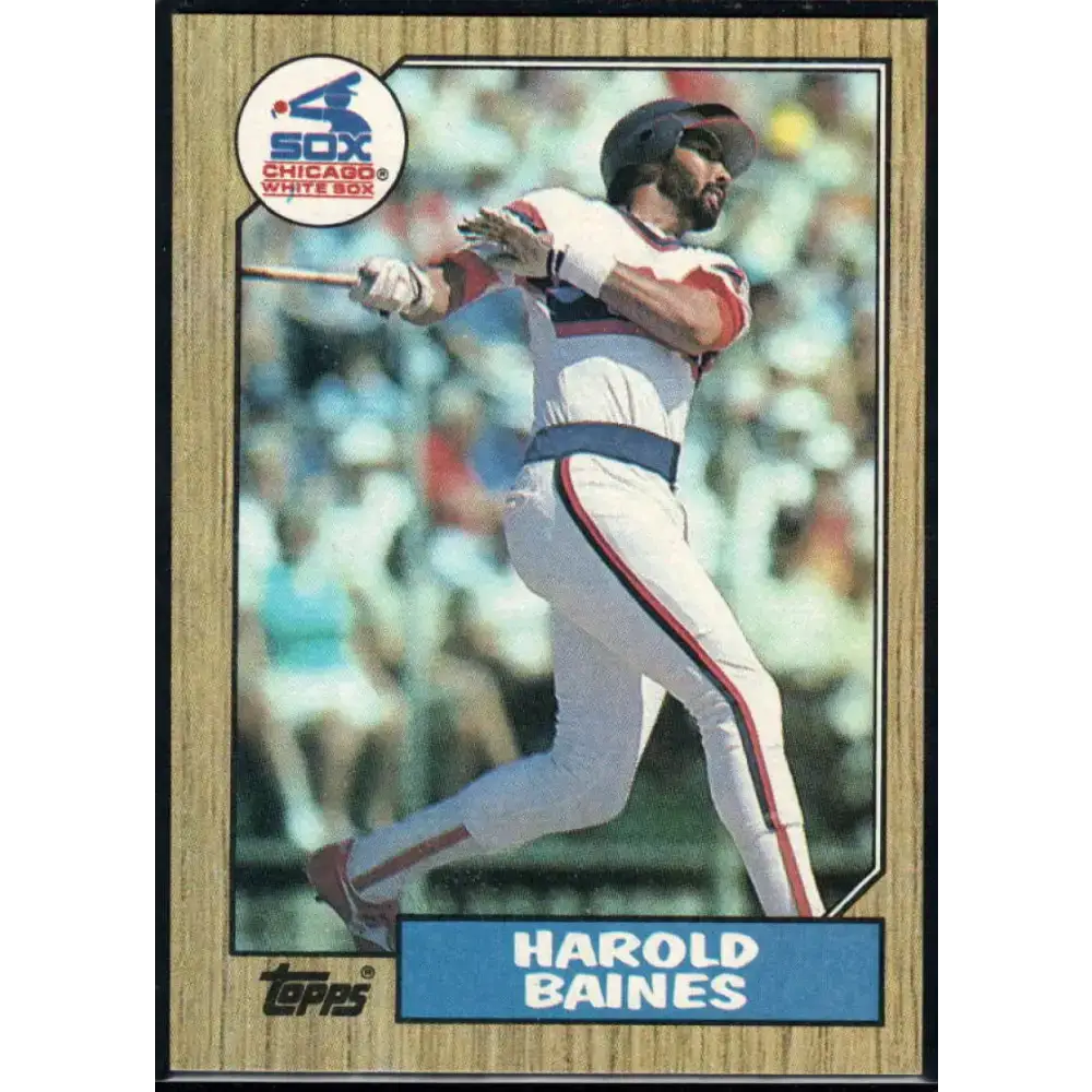1987 Topps #772 Harold Baines EX Excellent Chicago White Sox Baseball Card - Baseball Card Single