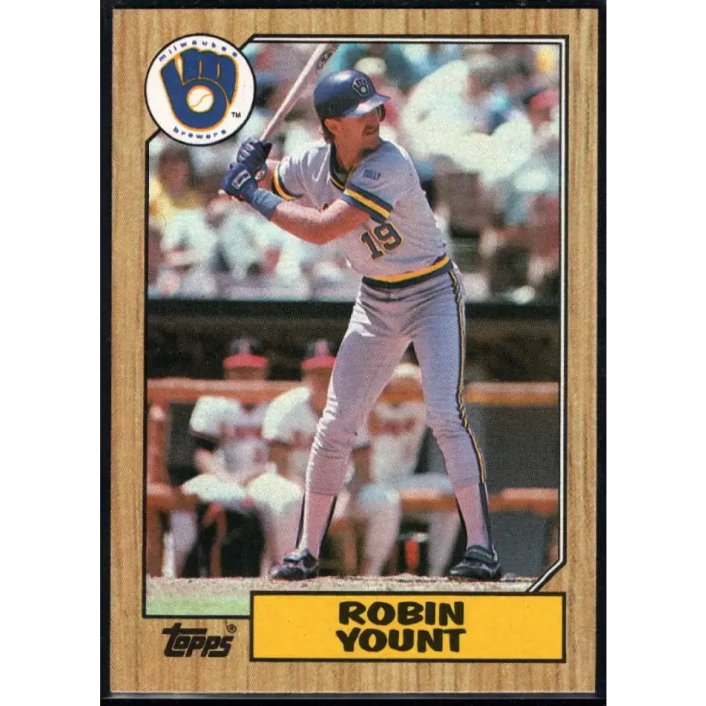 1987 Topps #773 Robin Yount EX Excellent Milwaukee Brewers Baseball Card - Baseball Card Single