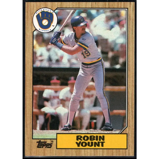 1987 Topps #773 Robin Yount EX Excellent Milwaukee Brewers Baseball Card
