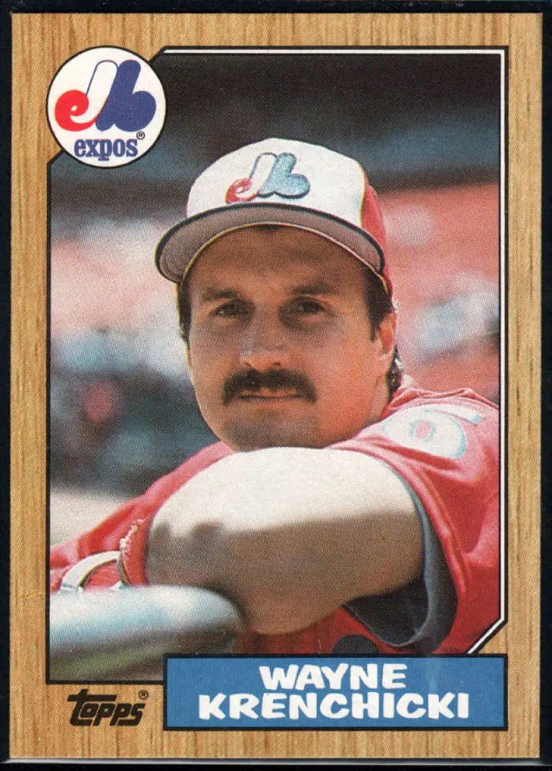 1987 Topps #774 Wayne Krenchicki EX Excellent Montreal Expos Baseball Card - Baseball Card Single