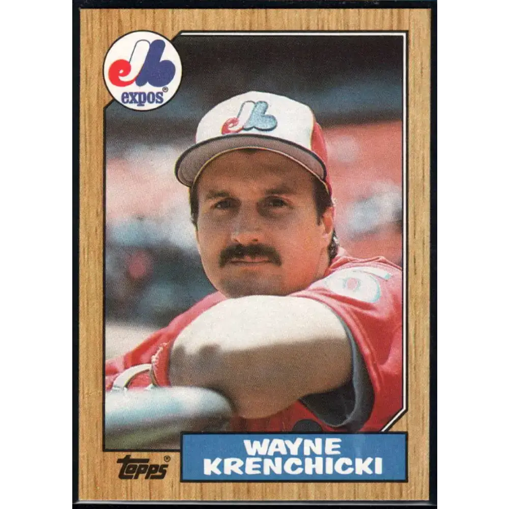 1987 Topps #774 Wayne Krenchicki EX Excellent Montreal Expos Baseball Card - Baseball Card Single