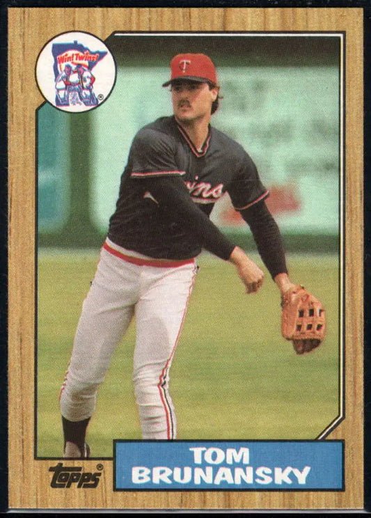 1987 Topps #776 Tom Brunansky EX Excellent Minnesota Twins Baseball Card - Baseball Card Single