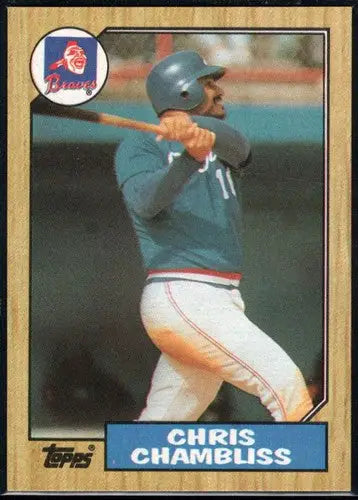 1987 Topps #777 Chris Chambliss NM-MT Braves - Baseball Card Single
