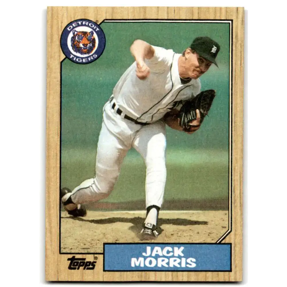 1987 Topps #778 Jack Morris EX Excellent Detroit Tigers Baseball Card - Baseball Card Single