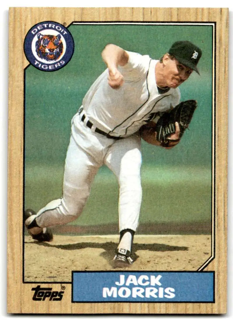 1987 Topps #778 Jack Morris EX Excellent Detroit Tigers Baseball Card - Baseball Card Single
