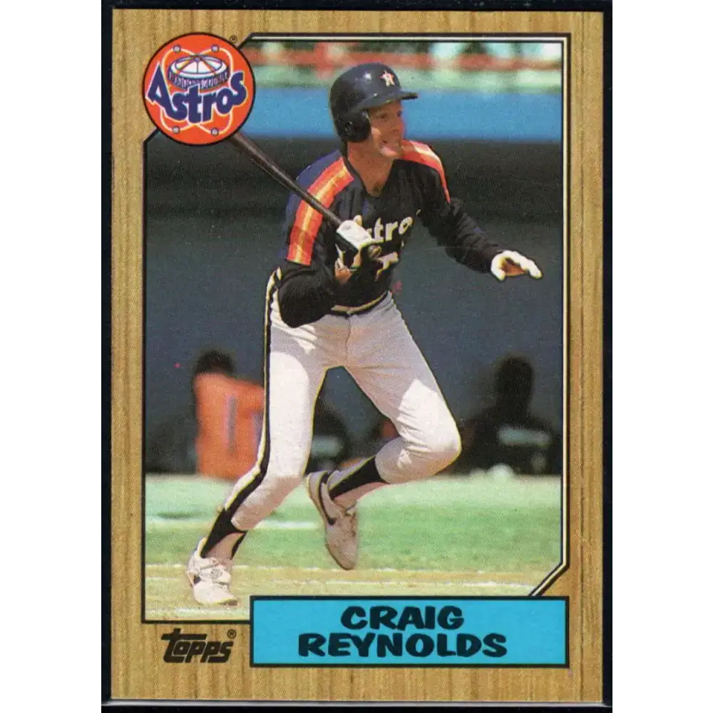 1987 Topps #779 Craig Reynolds EX Excellent Houston Astros Baseball Card - Baseball Card Single