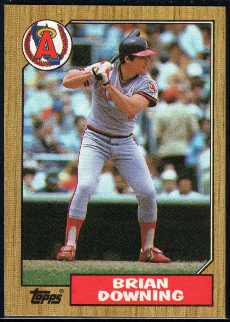 1987 Topps #782 Brian Downing EX Excellent California Angels Baseball Card - Baseball Card Single