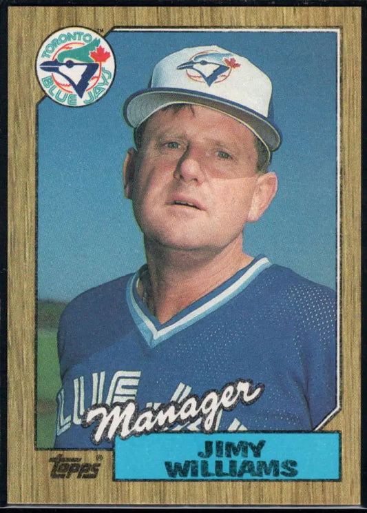 1987 Topps #786 Jimy Williams EX Excellent Toronto Blue Jays Baseball Card - Baseball Card Single