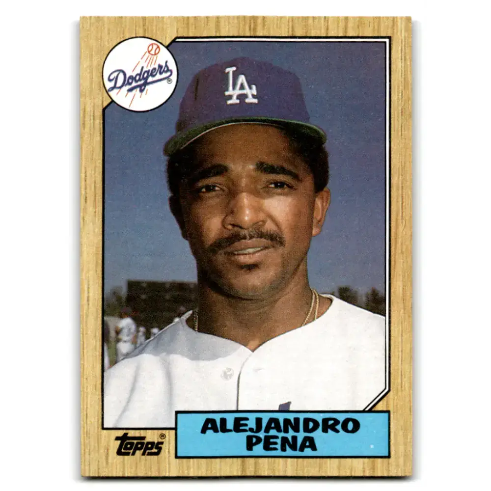 1987 Topps #787 Alejandro Pena EX Excellent Los Angeles Dodgers Baseball Card - Baseball Card Single