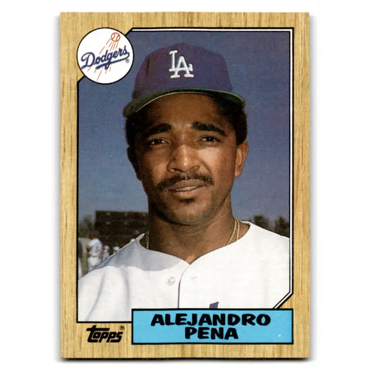1987 Topps #787 Alejandro Pena EX Excellent Los Angeles Dodgers Baseball Card - Baseball Card Single