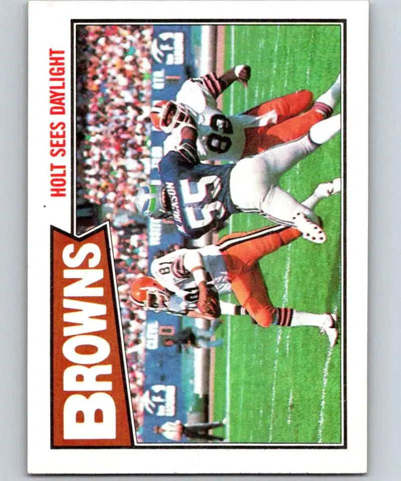1987 Topps #79 Harry Holt EX Excellent Cleveland Browns Football Card - Football Card Single