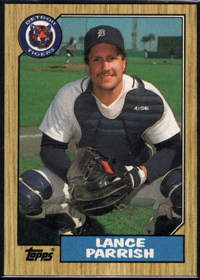 1987 Topps #791 Lance Parrish EX Excellent Detroit Tigers Baseball Card - Baseball Card Single