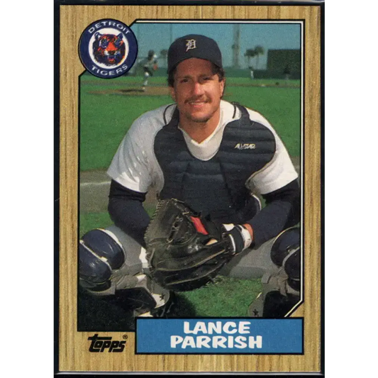 1987 Topps #791 Lance Parrish EX Excellent Detroit Tigers Baseball Card