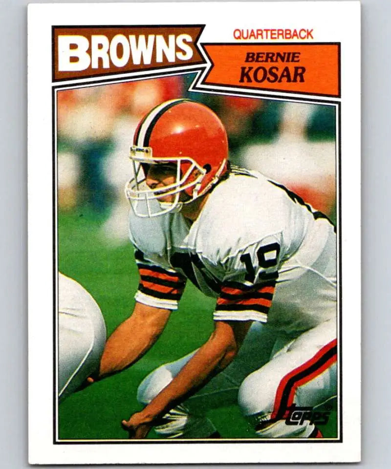 1987 Topps #80 Bernie Kosar EX Excellent Cleveland Browns Football Card - Football Card Single