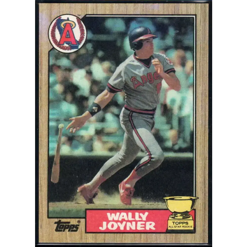 1987 Topps #80 Wally Joyner EX Excellent RC Rookie California Angels Baseball Card - Baseball Card Single