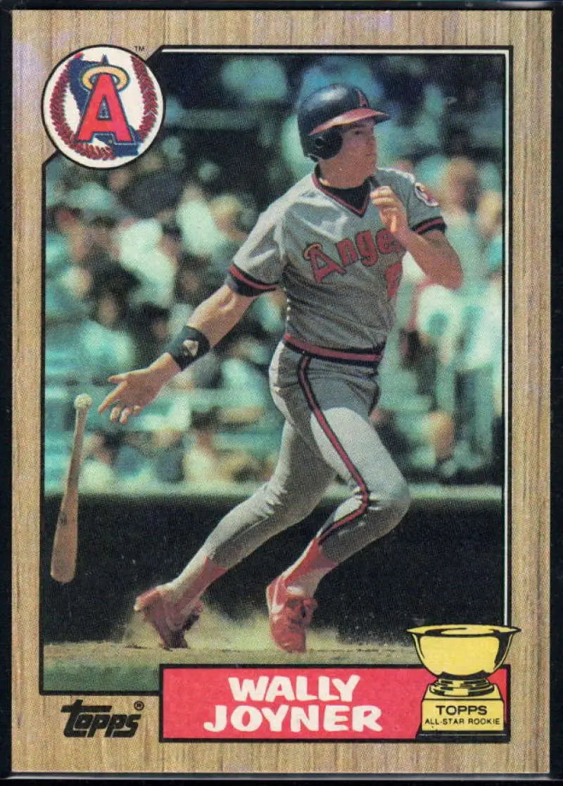 1987 Topps #80 Wally Joyner EX Excellent RC Rookie California Angels Baseball Card - Baseball Card Single