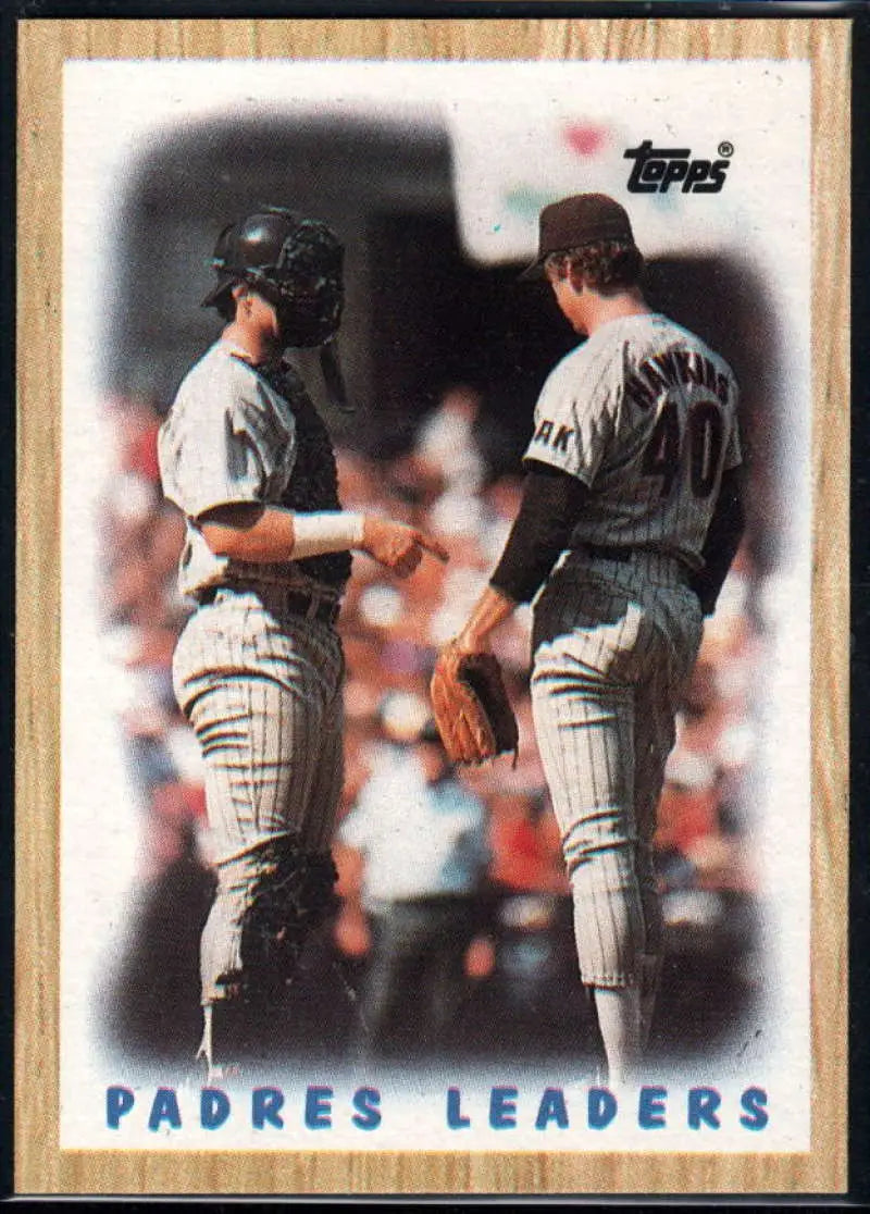 1987 Topps #81 Terry Kennedy/Andy Hawkins EX Excellent San Diego Padres Baseball Card - Baseball Card Single