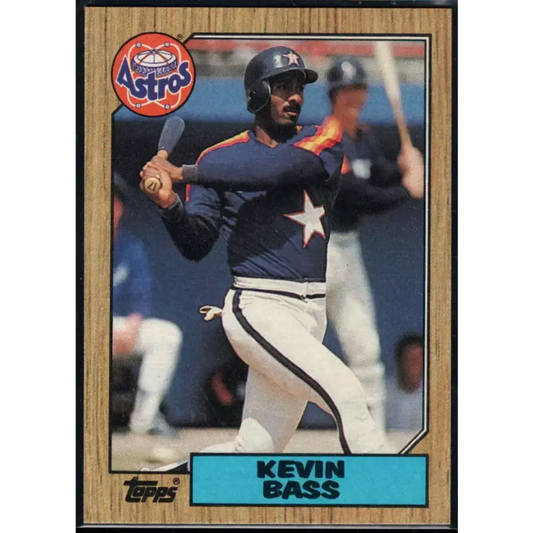 1987 Topps #85 Kevin Bass EX Excellent Houston Astros Baseball Card