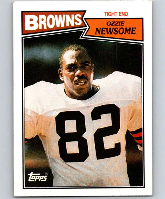 1987 Topps #85 Ozzie Newsome EX Excellent Cleveland Browns Football Card - Football Card Single