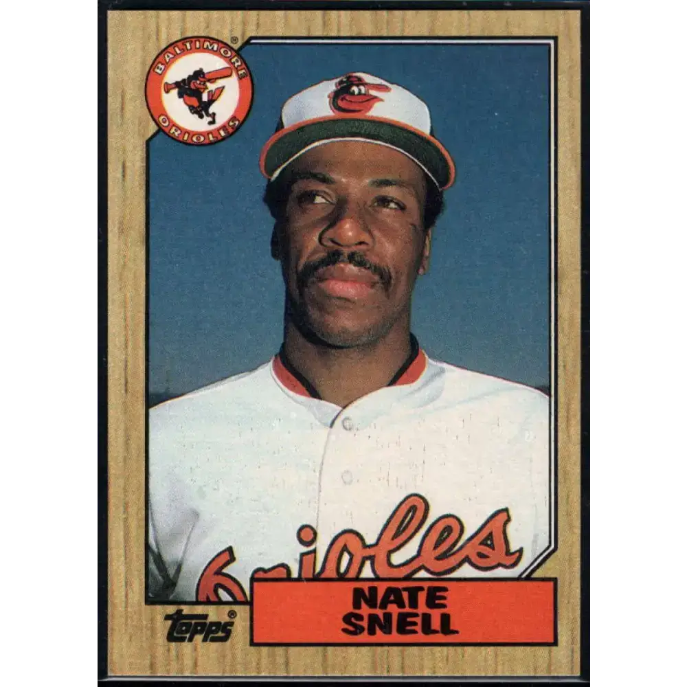 1987 Topps #86 Nate Snell EX Excellent Baltimore Orioles Baseball Card - Baseball Card Single