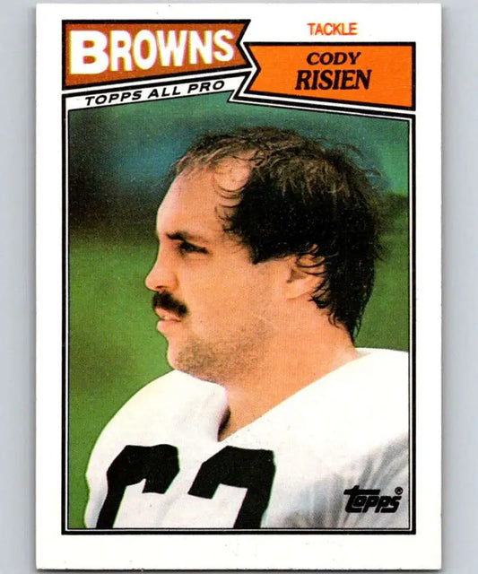 1987 Topps #87 Cody Risien EX Excellent Cleveland Browns Football Card - Football Card Single