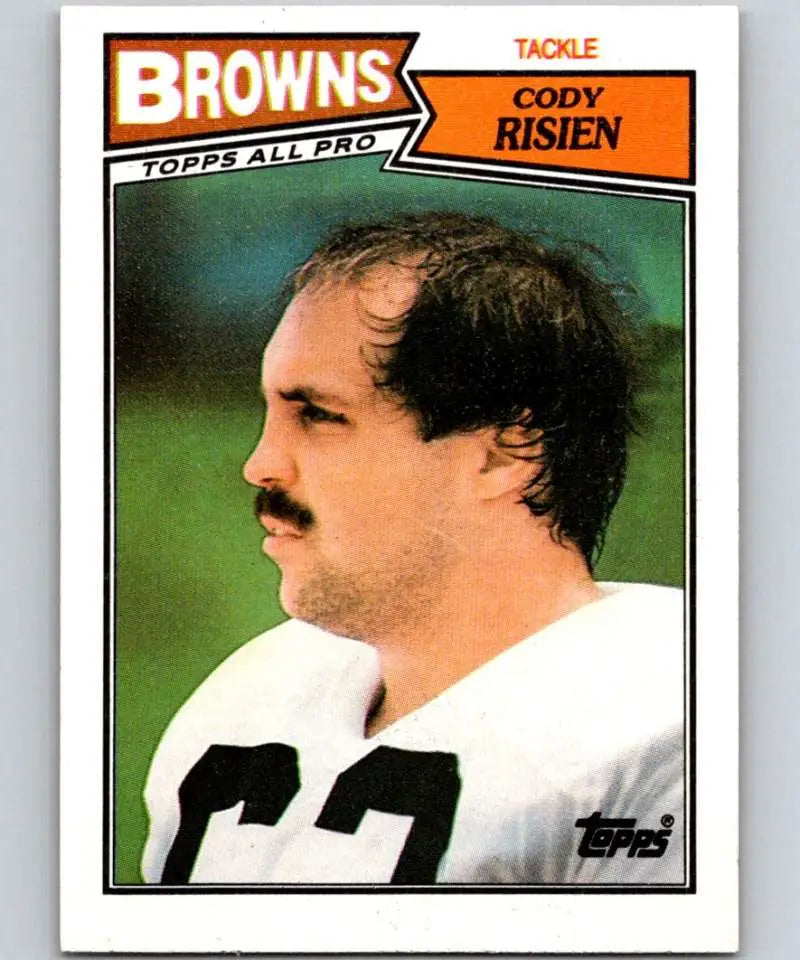 1987 Topps #87 Cody Risien EX Excellent Cleveland Browns Football Card - Football Card Single